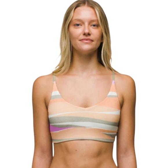 NWT Prana Willow Falls Reversible Bikini Swim  Top Size Large - Picture 1 of 4